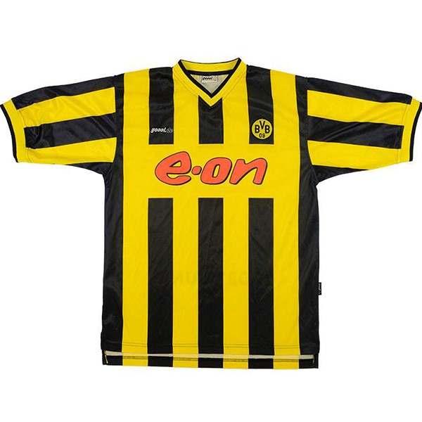 Heimtrikot Thailand Dortmund Retro 2000 Gelb Günstige Fußballtrikots